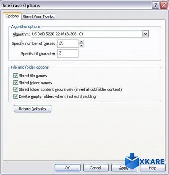 AceErase File Shredder