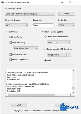 USB Low-Level Format