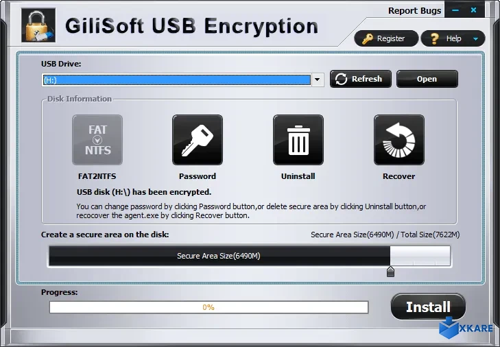 GiliSoft USB Stick Encryption