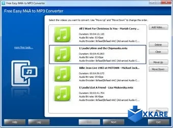Free Easy M4A to MP3 Converter