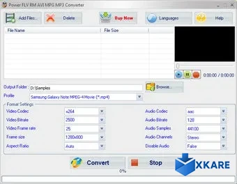 Power FLV RM AVI MPG MP3 Converter