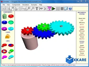 Gears simulator