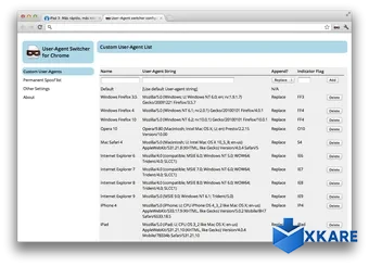 User-Agent Switcher