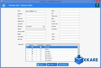 SenderMatic emailer