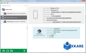 Elcomsoft eXplorer for WhatsApp