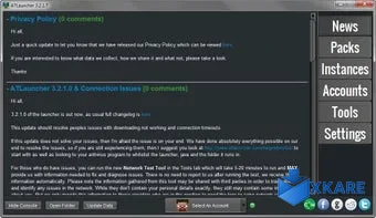 ATLauncher: free launcher for Minecraft
