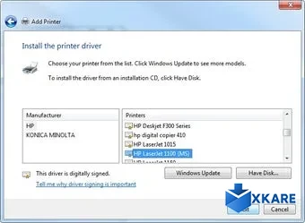 HP LaserJet Pro P1102w Printer Driver