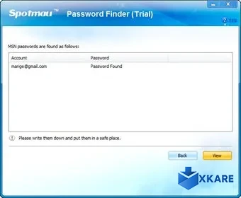 Password and Key Finder