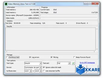 Video Memory Stress Test