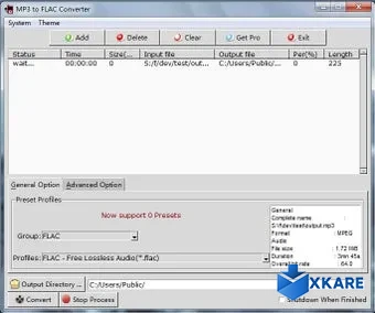 MP3 to FLAC Converter