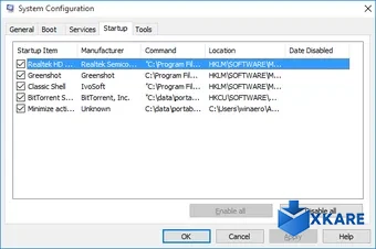Classic Msconfig