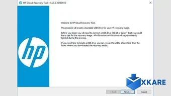 HP Cloud Recovery Tool
