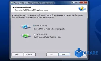 Aomei NTFS to FAT32 Converter