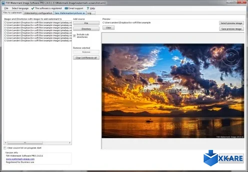 TSR Watermark Image Software
